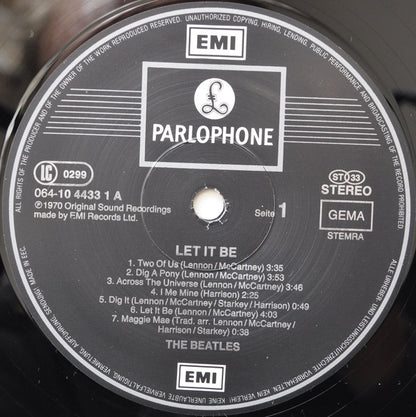 The Beatles : Let It Be (LP, Album, RE)