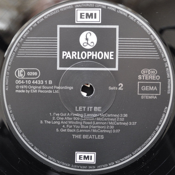 The Beatles : Let It Be (LP, Album, RE)