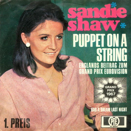 Sandie Shaw : Puppet On A String (7", Single, Mono)