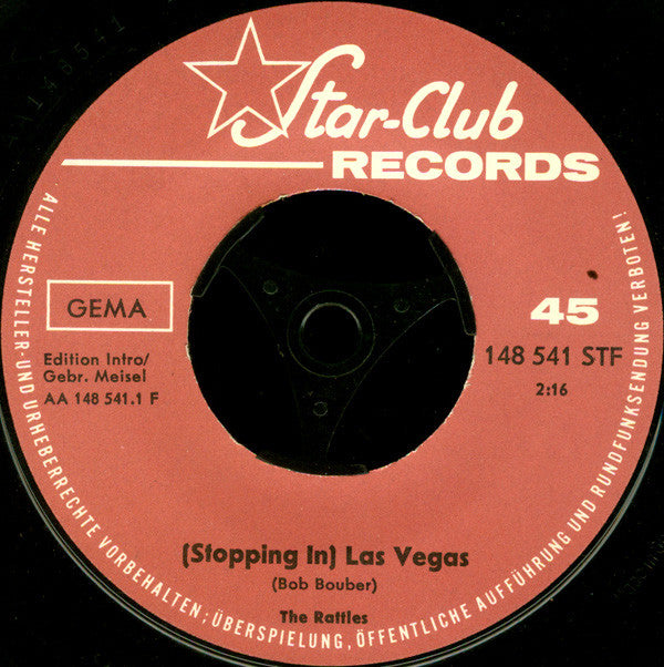 The Rattles : Stopping In Las Vegas / Lean Jean 17 (7", Single)