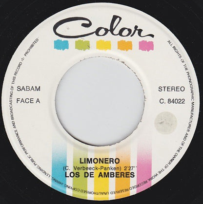 Los De Amberes : Limonero (7", Single)