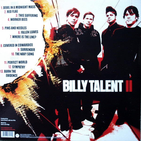 Billy Talent : Billy Talent II (2xLP, Album, Ltd, Gat)