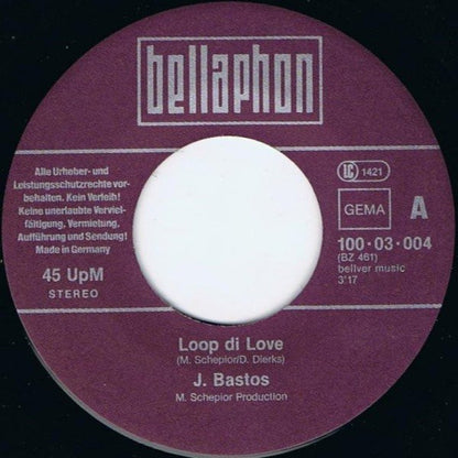 Juan Bastos : Loop Di Love / I Follow You (7", Single, RE)