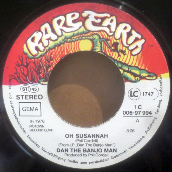 Dan The Banjo Man : Oh Susannah (7", Single)