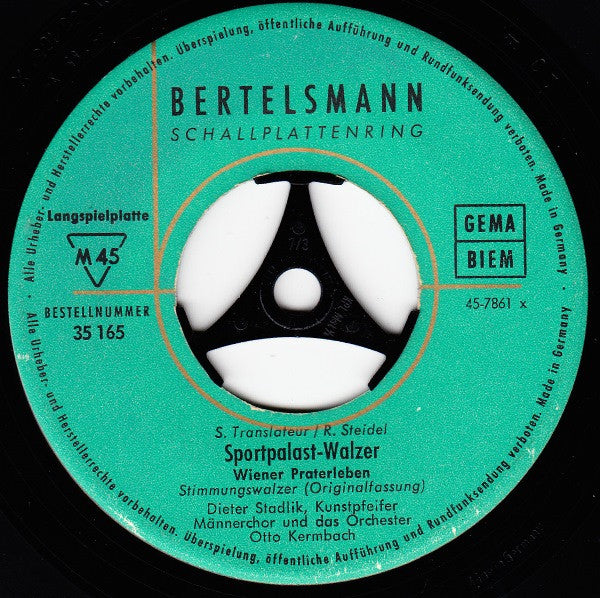 Dieter Stadlik / Brigitte Mira : Sportpalast-Walzer / Der Bummel-Petrus (7", Single)