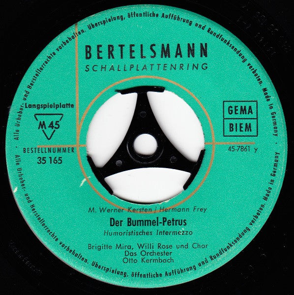 Dieter Stadlik / Brigitte Mira : Sportpalast-Walzer / Der Bummel-Petrus (7", Single)