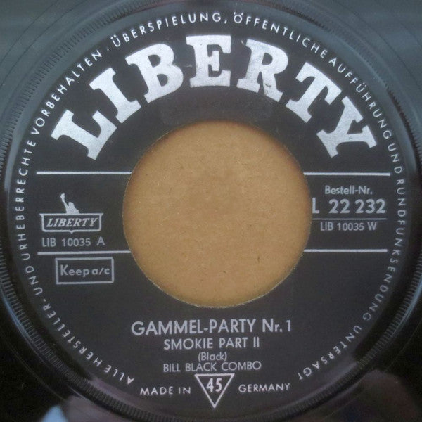 Bill Black's Combo : Gammel-Party (7", Single)