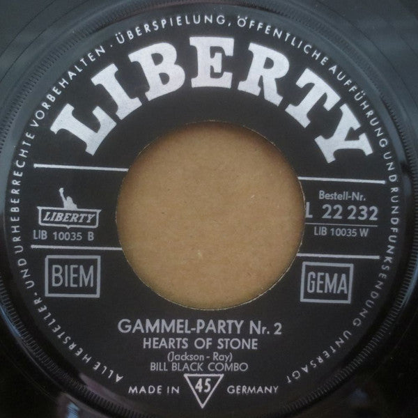 Bill Black's Combo : Gammel-Party (7", Single)