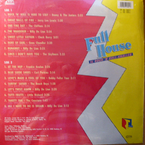 Various : Full House - 16 Rock'N Roll-Knaller (LP, Comp)