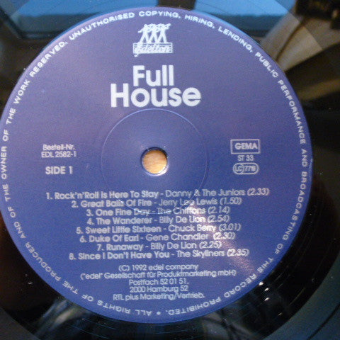 Various : Full House - 16 Rock'N Roll-Knaller (LP, Comp)