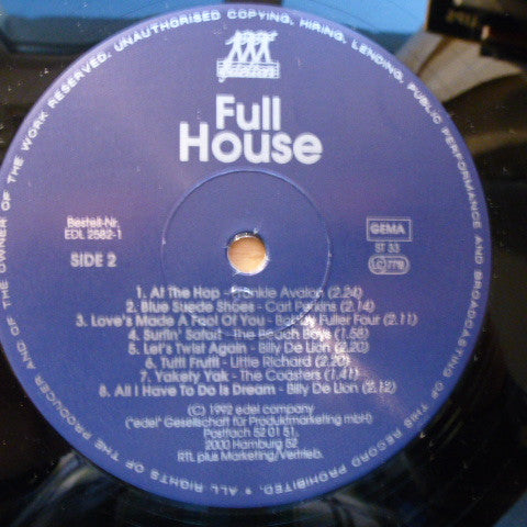 Various : Full House - 16 Rock'N Roll-Knaller (LP, Comp)