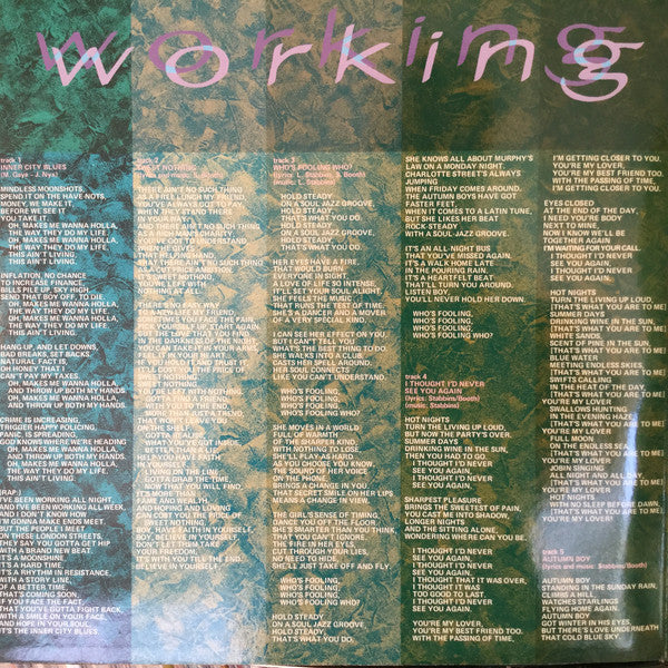 Working Week : Working Nights (LP + 12", Ltd + Album, Gat)