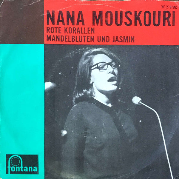 Nana Mouskouri : Rote Korallen / Mandelblüten Und Jasmin (7", Single, Mono)