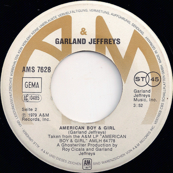 Garland Jeffreys : Matador (7", Single)