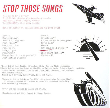 V-Effect (2) : Stop Those Songs (LP, Album)