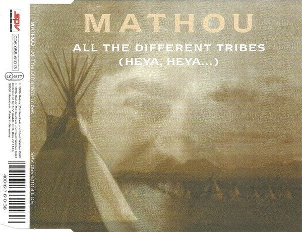 Mathou : All The Different Tribes (Heya, Heya... ) (CD, Single)