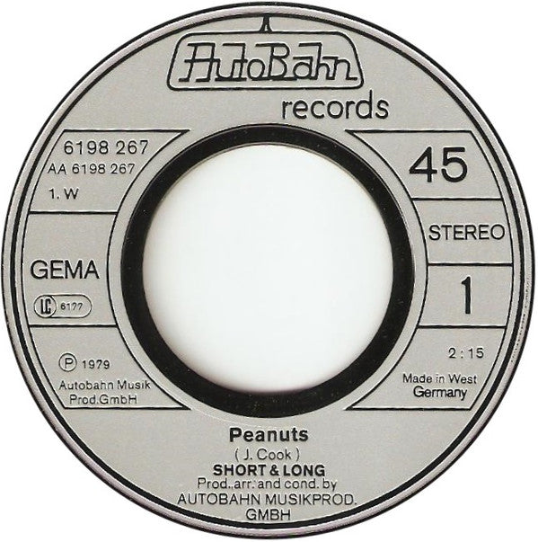 Short & Long : Peanuts (7", Single)