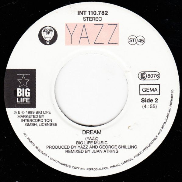 Yazz : Fine Time (7", Single)