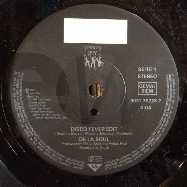 De La Soul : A Roller Skating Jam Named "Saturdays" (7")