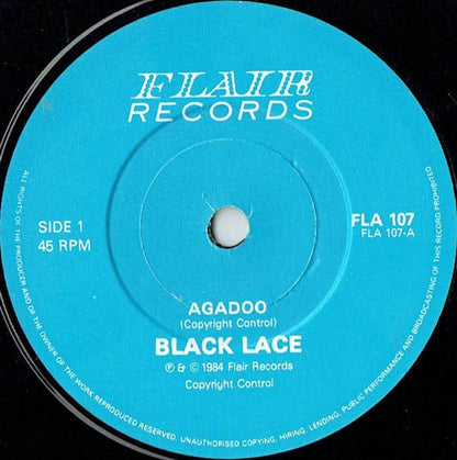 Black Lace : Agadoo (7", Single, Pap)