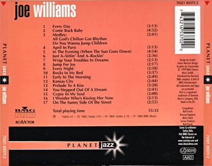 Joe Williams : Planet Jazz (CD, Comp)