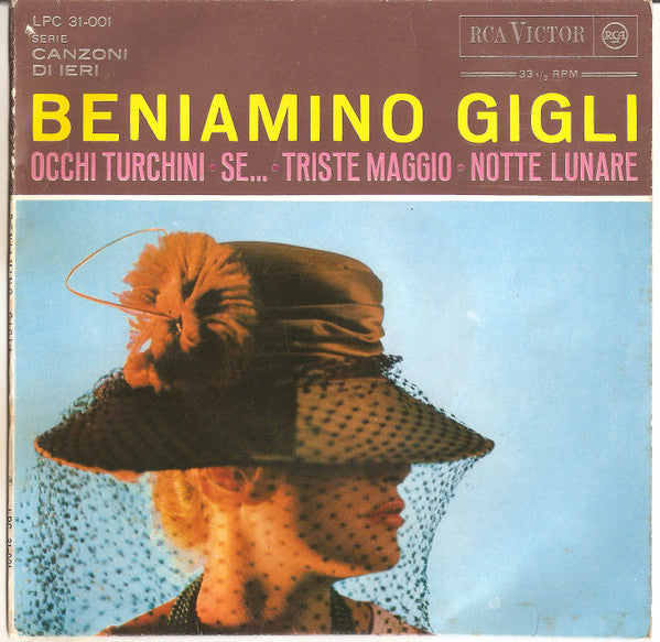 Beniamino Gigli : Occhi Turchini (7")