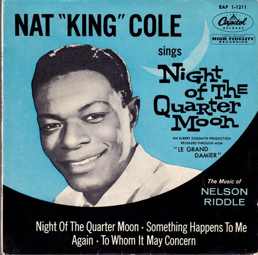 Nat King Cole : Night Of The Quarter Moon (7", EP)