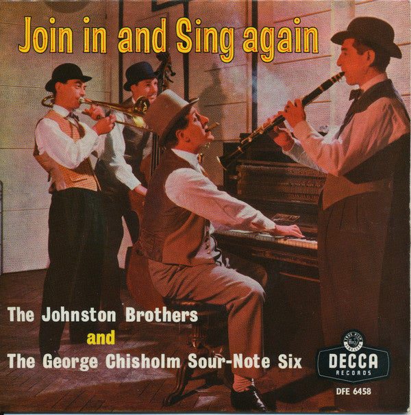 The Johnston Brothers, The George Chisholm Sour-Note Six : Join In And Sing Again (7", EP, Tri)