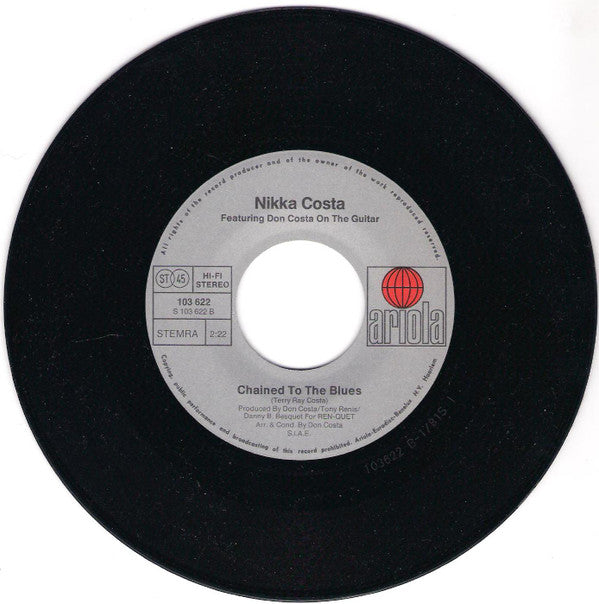 Nikka Costa Featuring Don Costa : (Out Here) On My Own (7", Single)