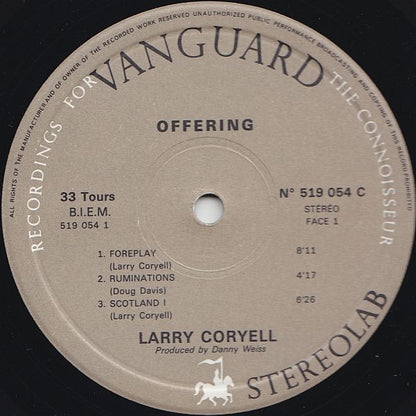 Larry Coryell : Offering (LP, Album)