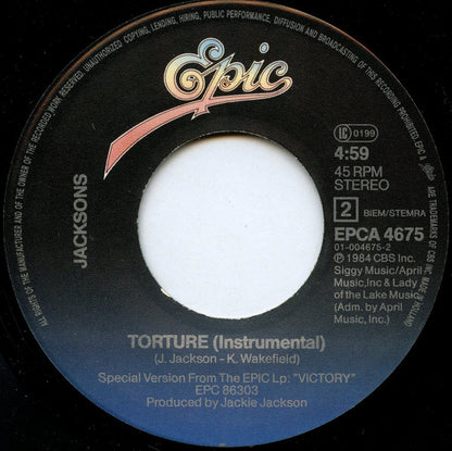 The Jacksons : Torture (7", Single)