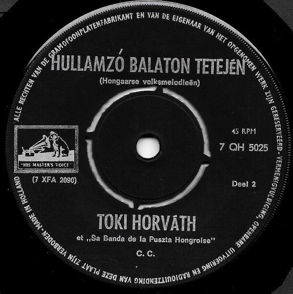 Toki Horvath Et Sa Banda De La Puzsta Hongroise : Toki's Rhapsodie (7", Single)