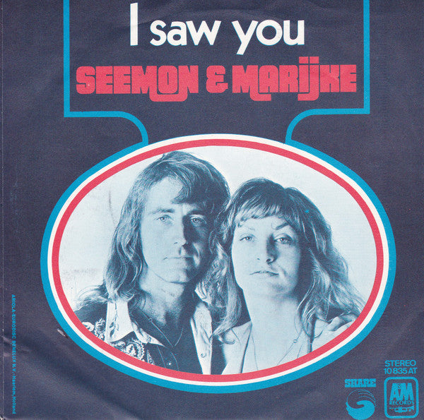 Seemon & Marijke : I Saw You / The Son Of America (7", Single)