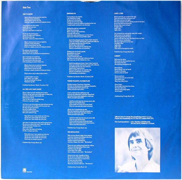 Chris de Burgh : The Getaway (LP, Album)