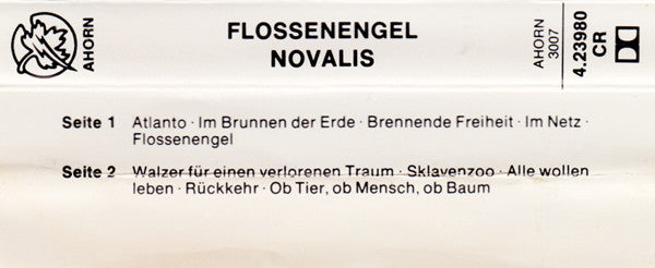 Novalis (3) : Flossenengel (Cass, Album, Dol)