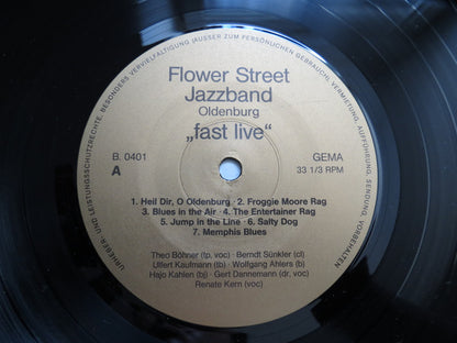 Flower Street Jazzband : Fast Live (LP, Album)