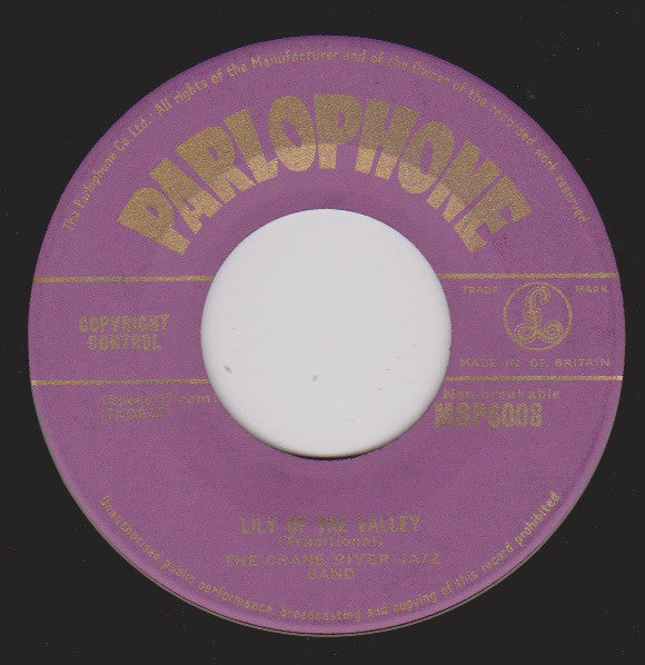 The Crane River Jazz Band : Lily Of The Valley (7", Single)