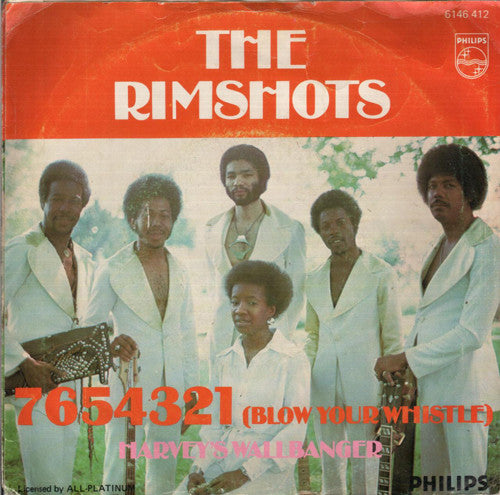 The Rimshots : 7654321 (Blow Your Whistle) (7")