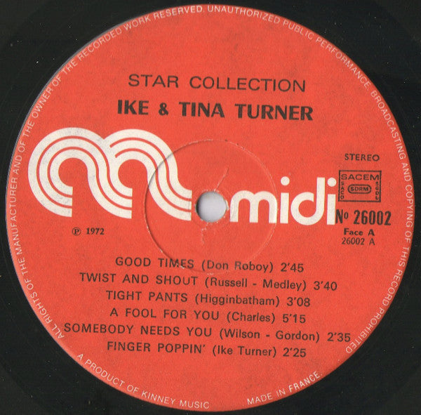 Ike & Tina Turner : Star-Collection (LP, Comp)