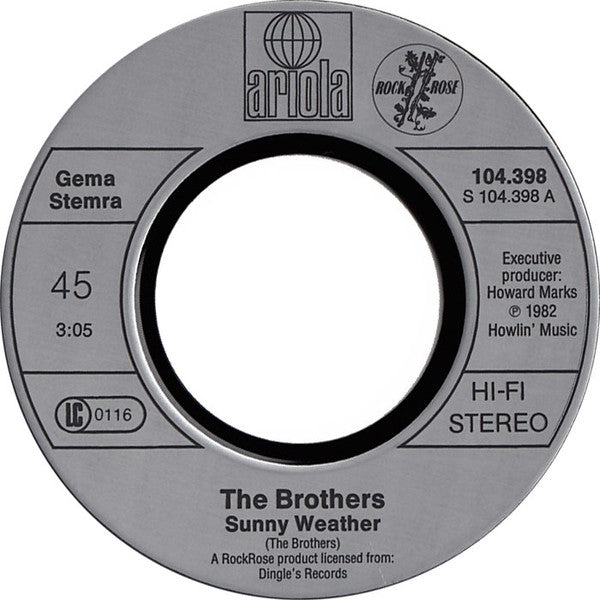 The Brothers (10) : Sunny Weather (7", Single)