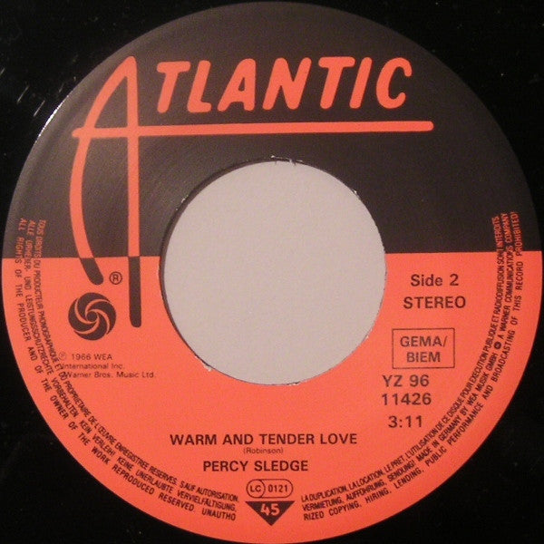 Percy Sledge : When A Man Loves A Woman (7", Single, RE)