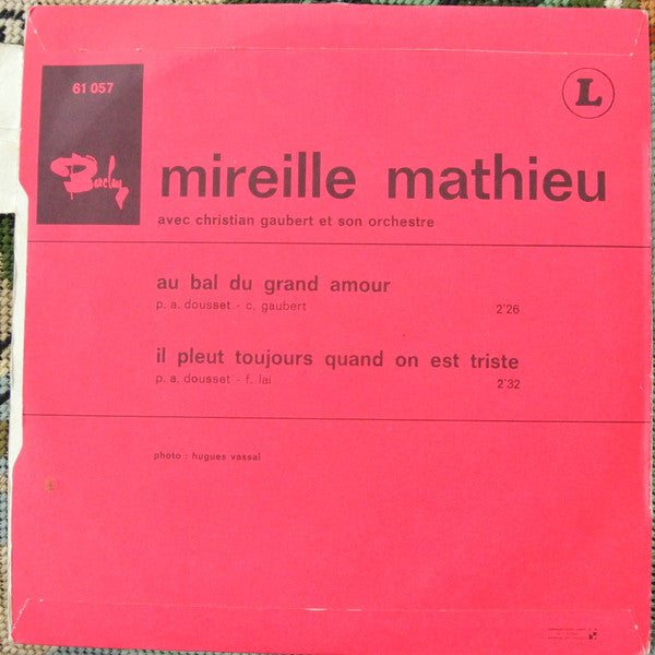 Mireille Mathieu : Au Bal Du Grand Amour (7", Single)