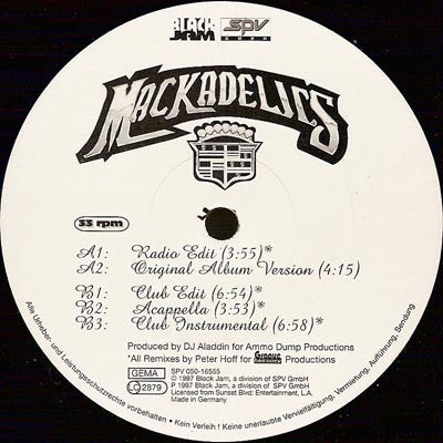 Mackadelics : Power Of A Playa (12")