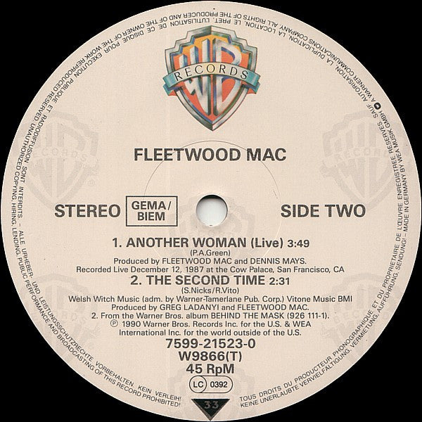 Fleetwood Mac : Save Me (12")