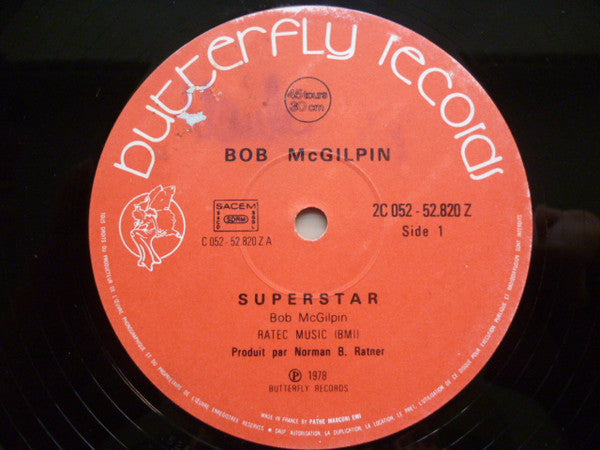 Bob McGilpin : Superstar / Go For The Money (12", Maxi)