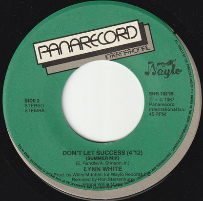 Lynn White : Take Your Time / Don't Let Success (7", Single)