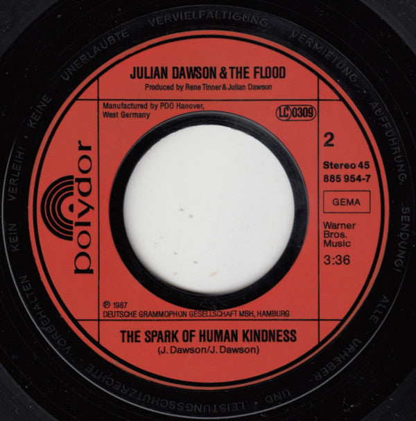 Julian Dawson And The Flood (3) : Slipping Away (7", Single)