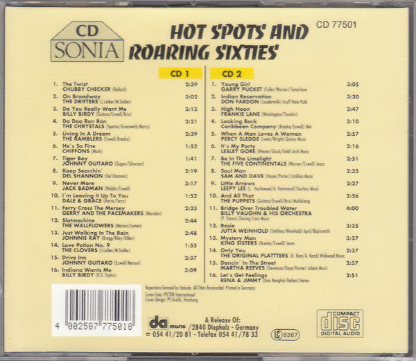 Various : Hot Spots And Roaring Sixties (2xCD, Comp)