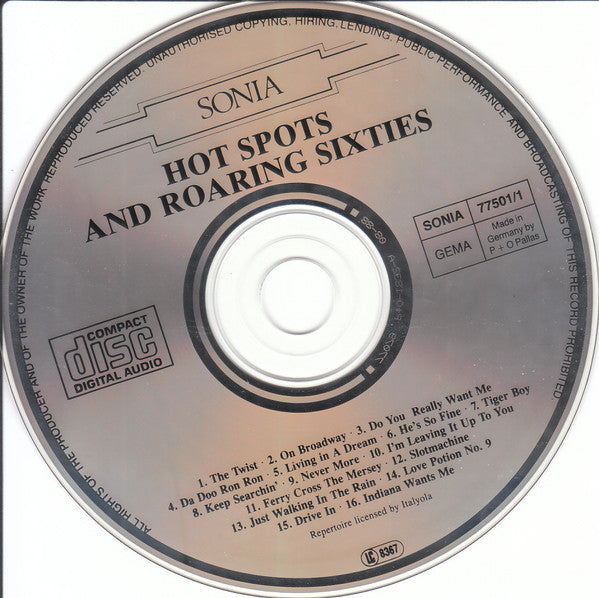 Various : Hot Spots And Roaring Sixties (2xCD, Comp)