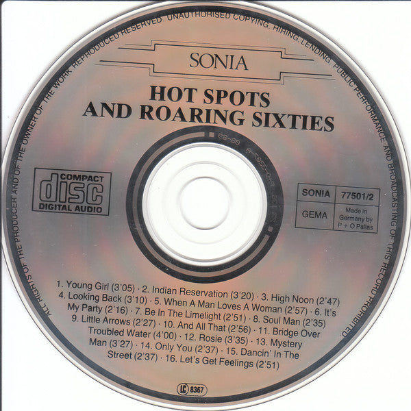 Various : Hot Spots And Roaring Sixties (2xCD, Comp)